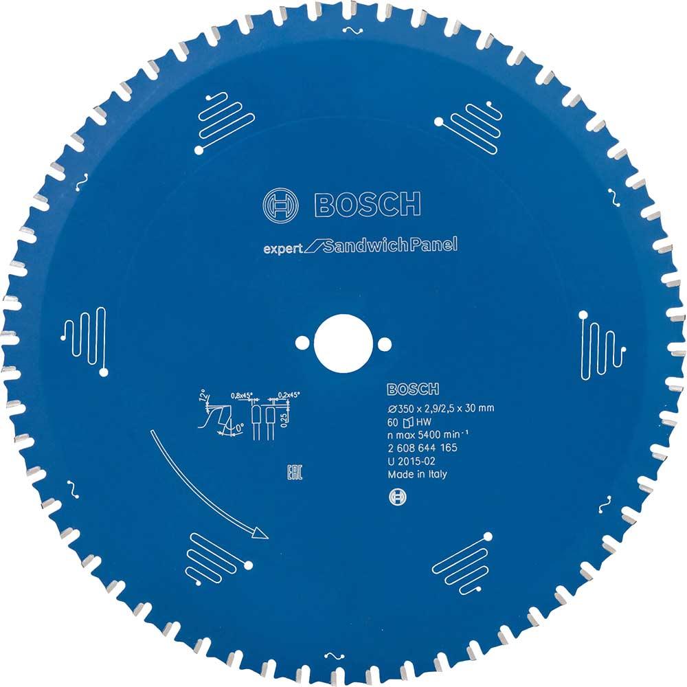 Bosch EXPERT Circular Saw Blade for Sandwich Panel 350mm 60T 30mm