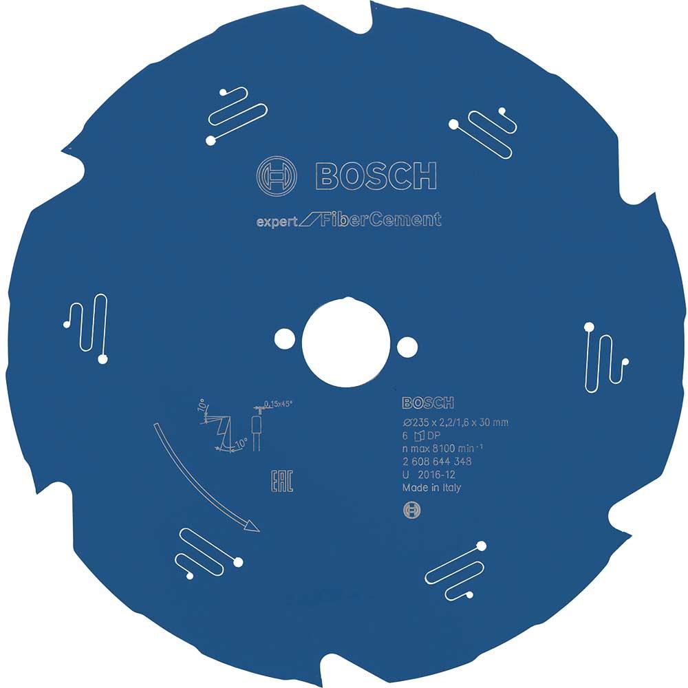 Bosch EXPERT Fiber Cement Cutting Saw Blade 235mm 6T 30mm