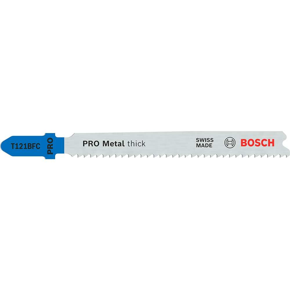Bosch PRO T121 BFC Thick Metal Cutting Jigsaw Blade Pack of 3