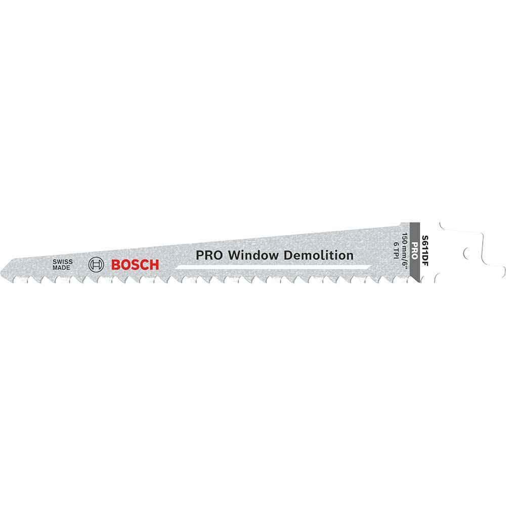Bosch PRO S611DF Wood and Metal Cutting Reciprocating Sabre Saw Blades Pack of 5