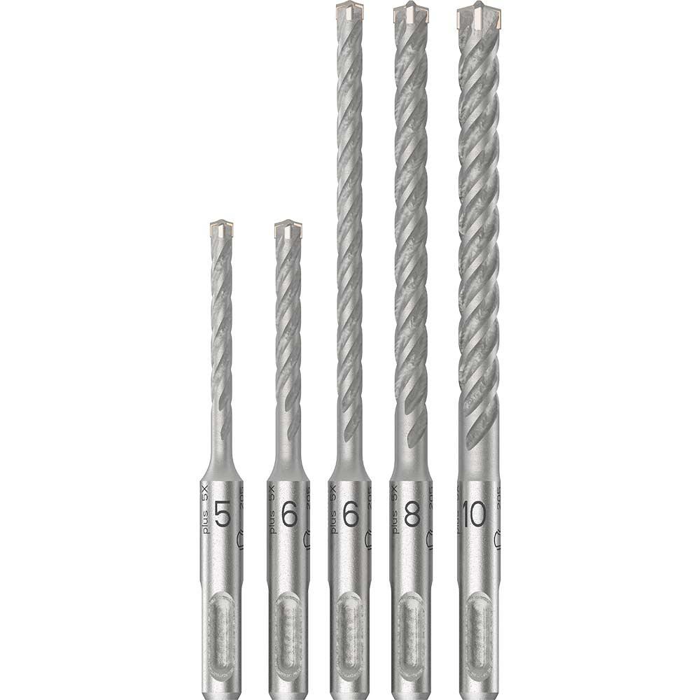 Bosch PRO 10 Piece SDS Plus 5X Drill Bit Set