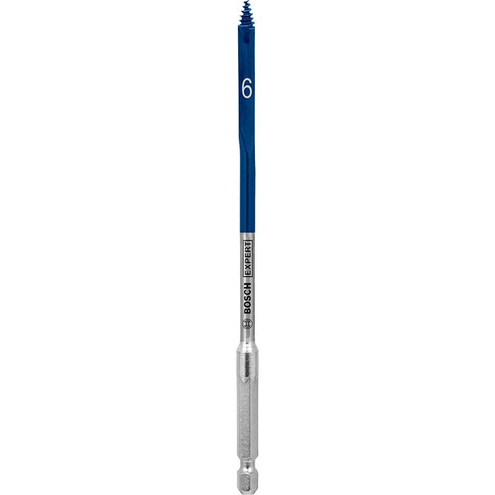 Bosch EXPERT Self Cut Speed Hex Shank Wood Flat Drill Bit 400mm Long 6mm 152mm