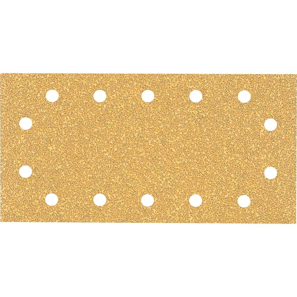 Bosch EXPERT C470 Punched Hook and Loop 1/2 Sanding Sheets 115mm x 230mm 40g Pack of 10