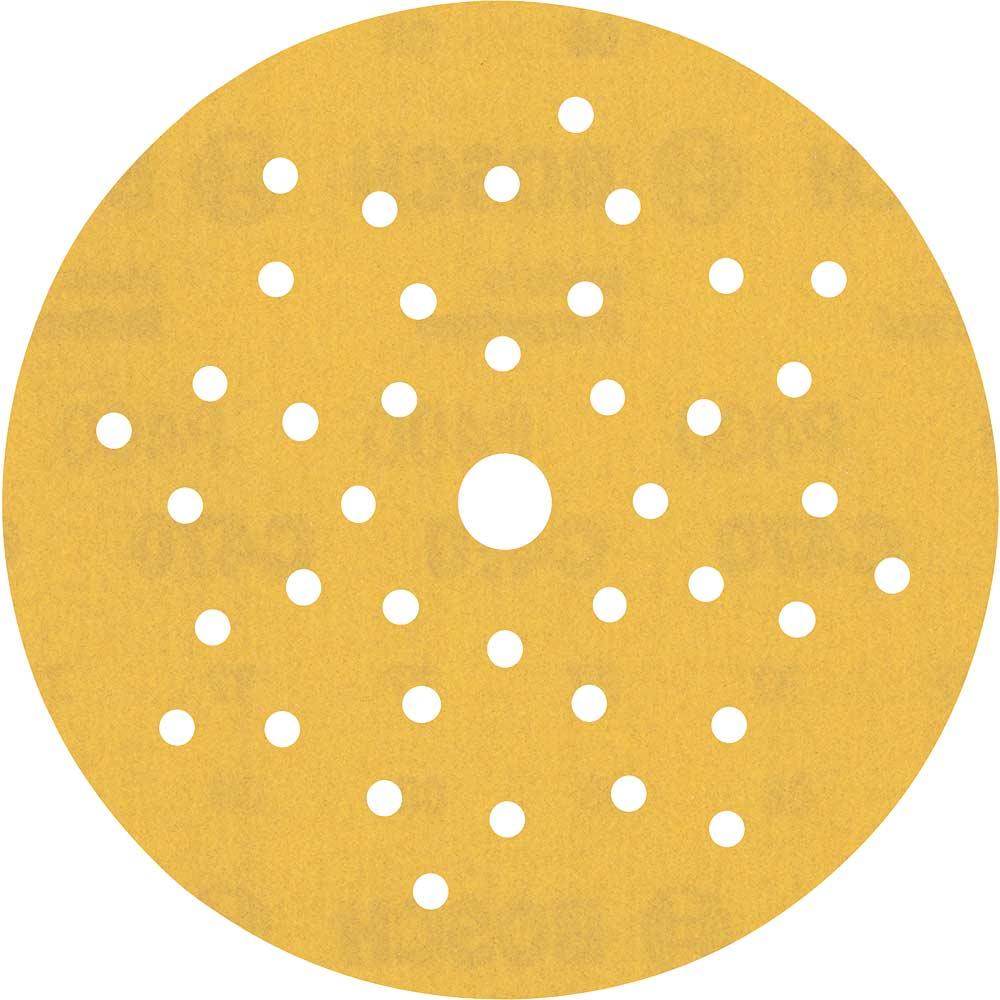 Bosch EXPERT C470 Hook and Loop Sandpaper for Random Orbital Sanders 125mm 125mm 400g Pack of 5