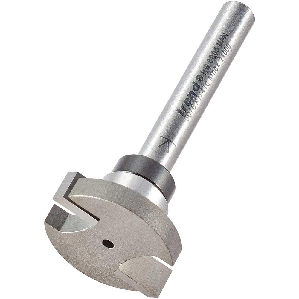 Trend Undercut Router Cutter 25.4mm 6.3mm 1/4"