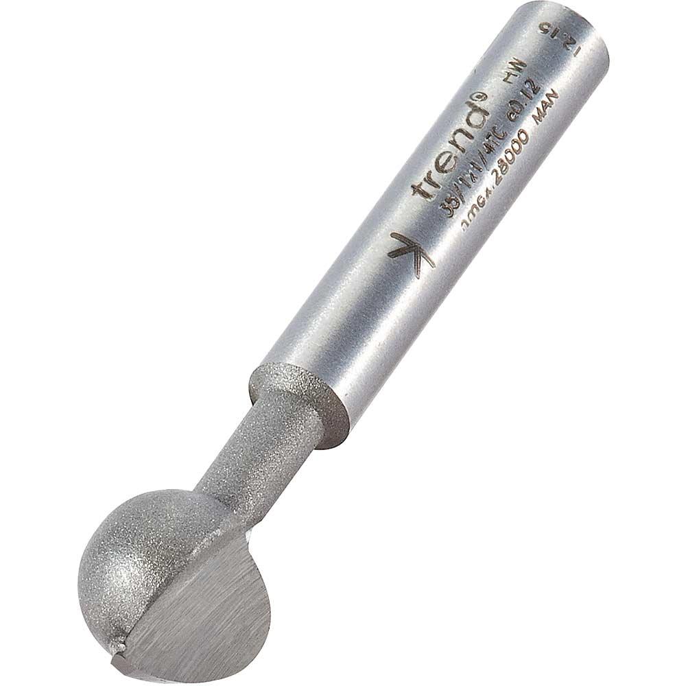 Trend T Slotter Router Cutter 12mm 10mm 1/4"