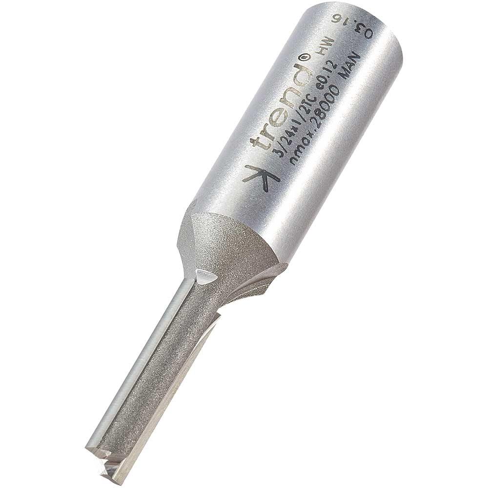 Trend Professional Two Flute Straight Router Cutter