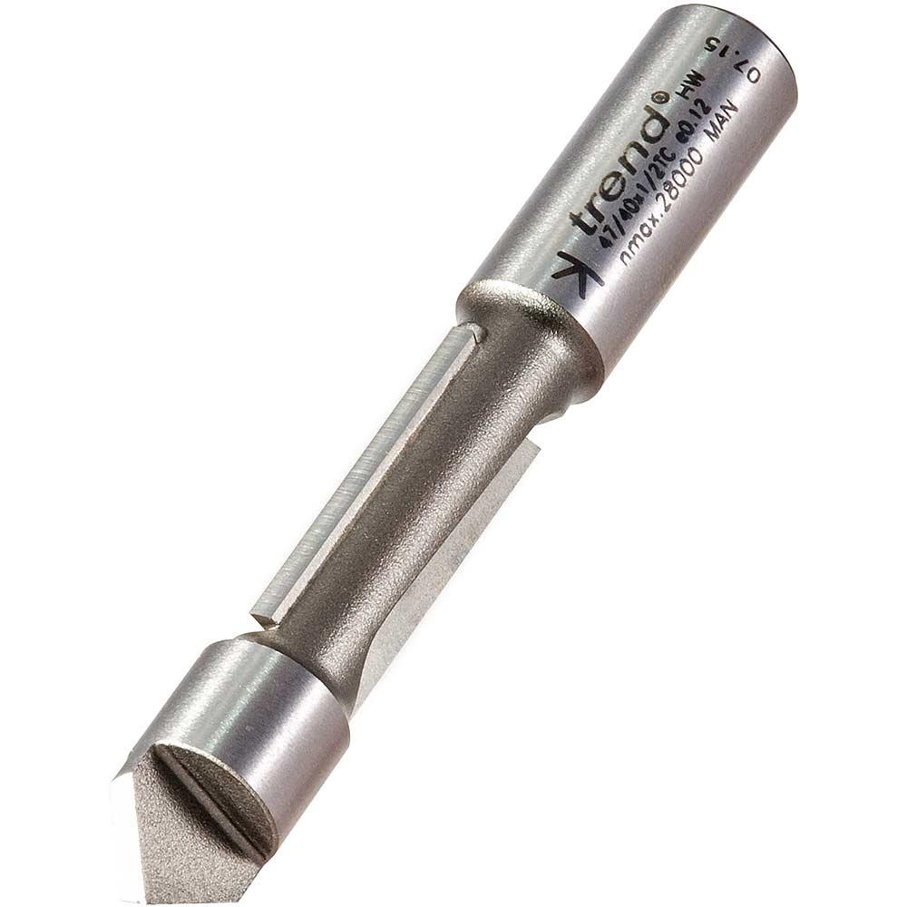 Trend Pierce and Trim Two Flute Router Cutter 12.7mm 30mm 1/2"