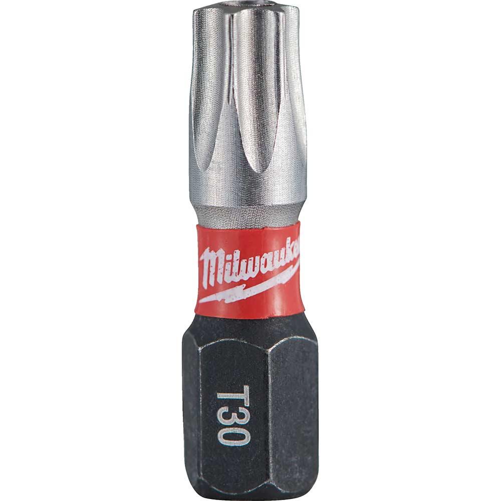 Milwaukee Shockwave Impact Duty Security Torx Screwdriver Bits TXBO30 25mm Pack of 2