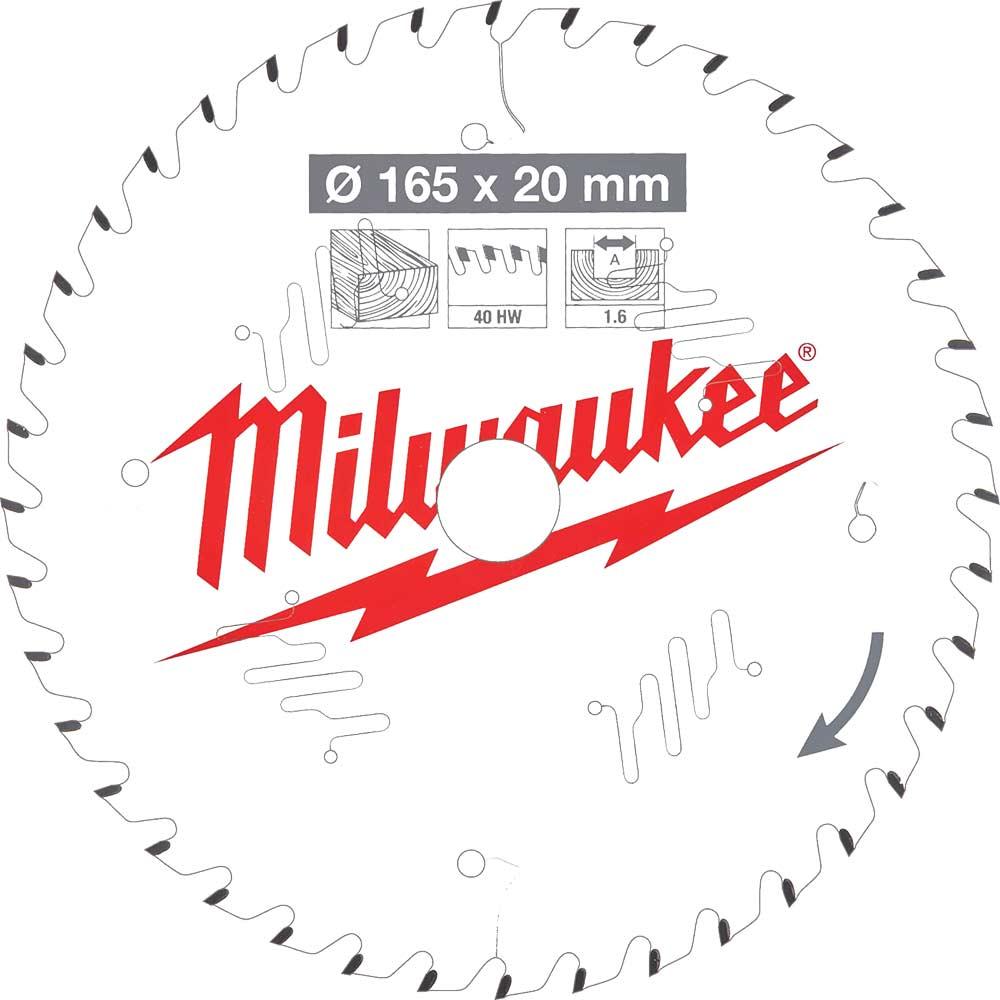 Milwaukee Thin Kerf Wood Cutting Circular Saw Blade