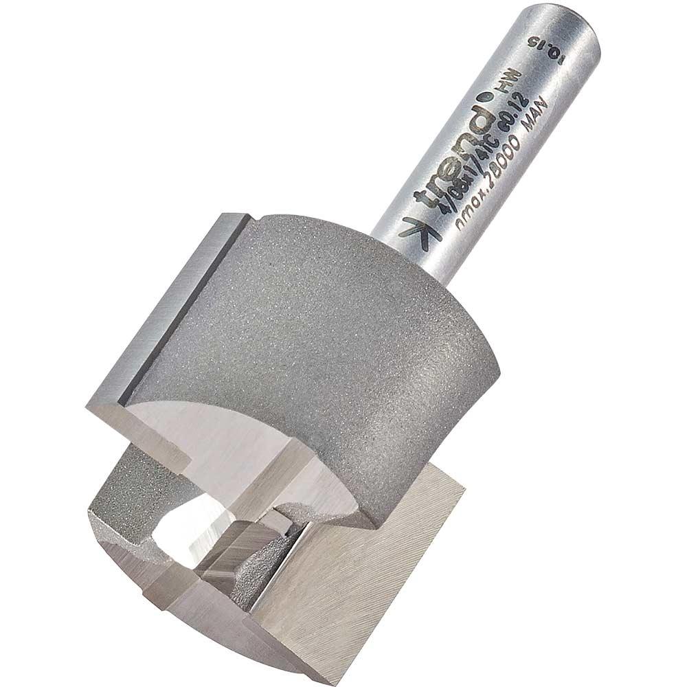 Trend Professional Two Flute Straight Router Cutter 25.4mm 19mm 1/4"