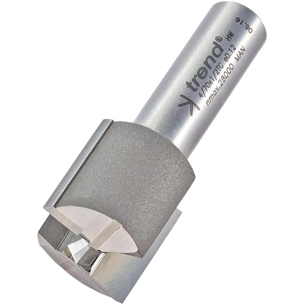 Trend Professional Two Flute Straight Router Cutter 25mm 25mm 1/2"