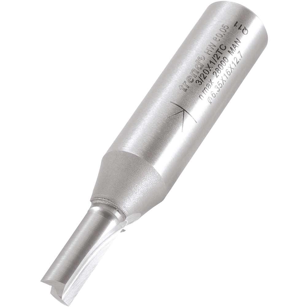 Trend Professional Two Flute Straight Router Cutter
