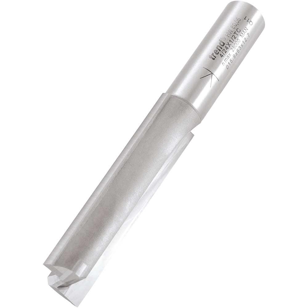 Trend Professional Two Flute Straight Router Cutter 16mm 63mm 1/2"