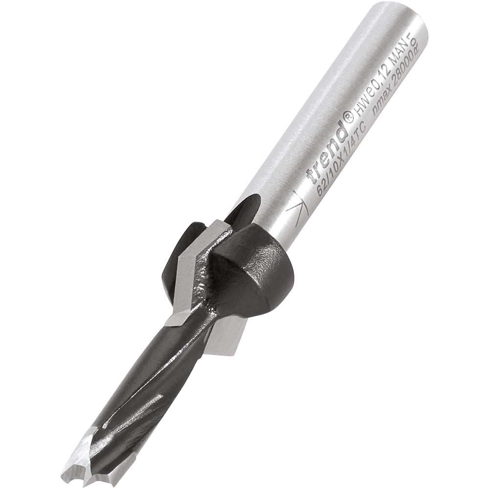 Trend Router Drill Countersunk Counterbore 12mm 20mm 1/4"