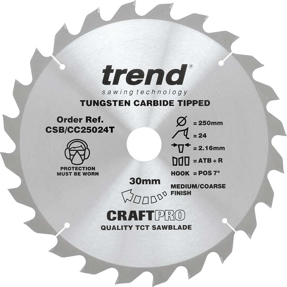 Trend Craft Anti Kickback Thin Kerf Circular Saw Blade