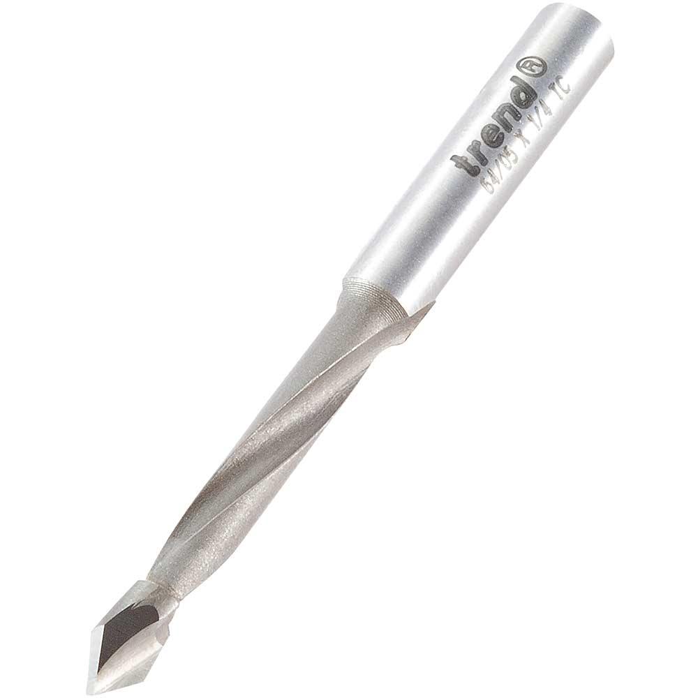 Trend Through Hole Router Drill 5mm 37mm 1/4"