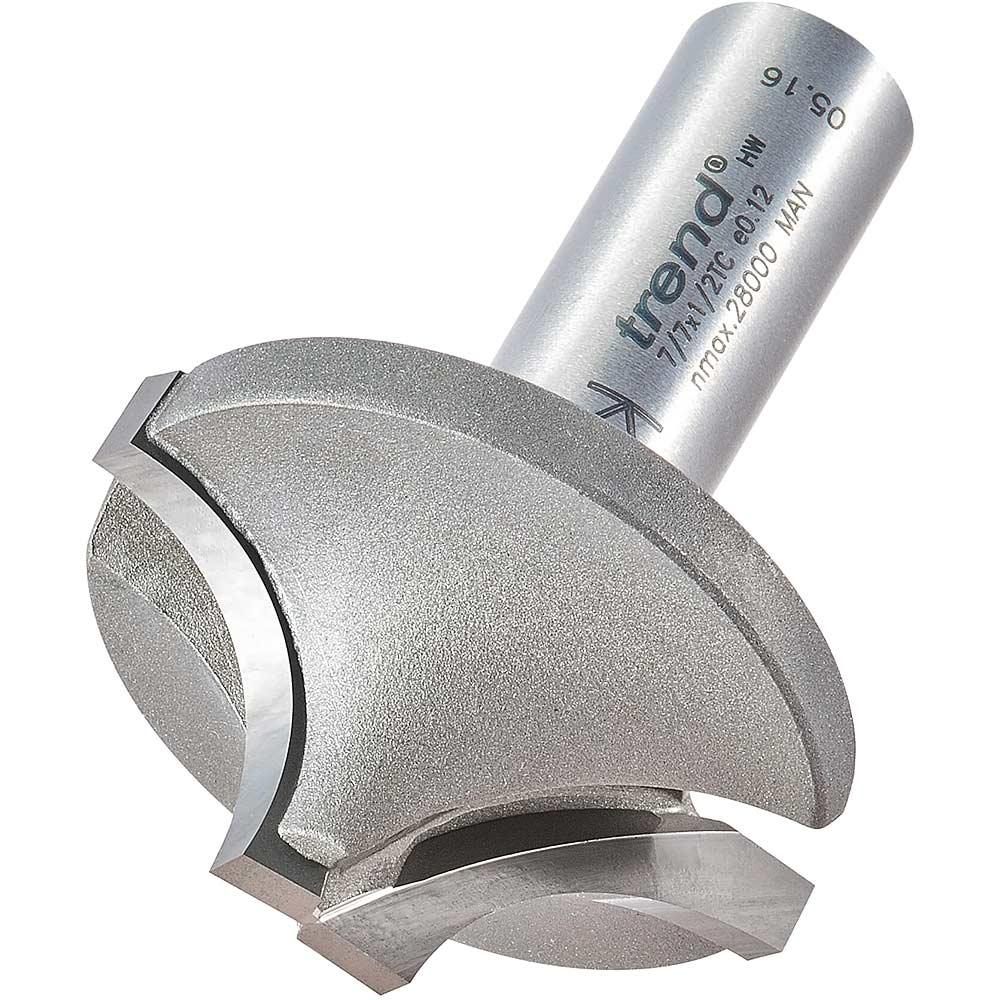 Trend Ovolo Rounding Over Router Cutter 41mm 20mm 1/2"