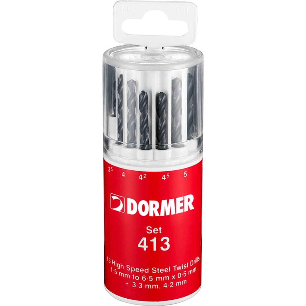 Dormer A191-413 13 Piece HSS Jobber Drill Bit Set