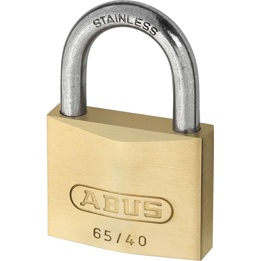 Abus 65 Series Compact Brass Padlock Keyed Alike 30mm Standard 6304