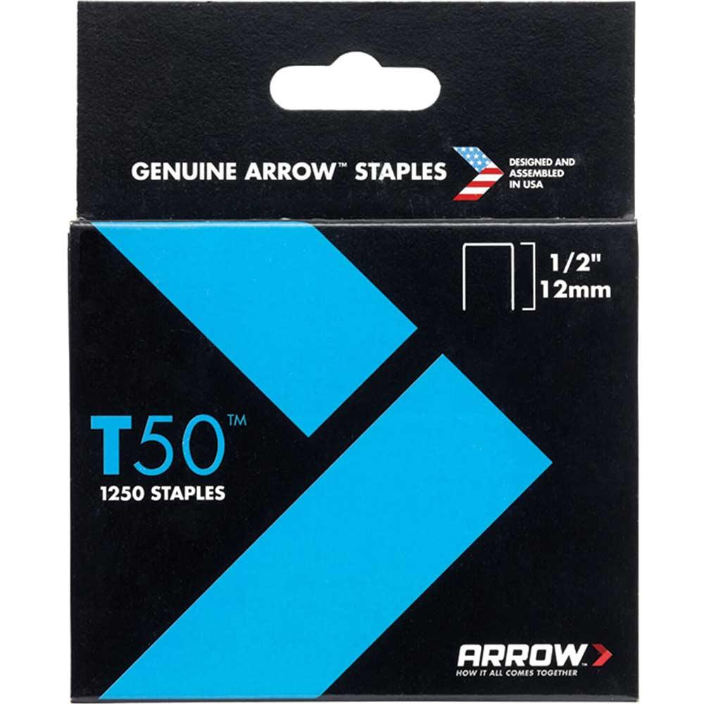 Arrow T50 Steel Staples For T50 Heavy Duty Hand Staple Gun