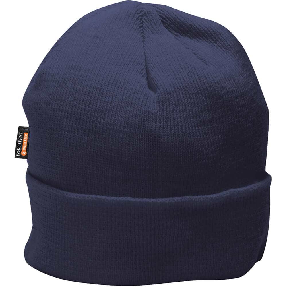 Portwest Insulatex Lined Knit Hat Navy One Size