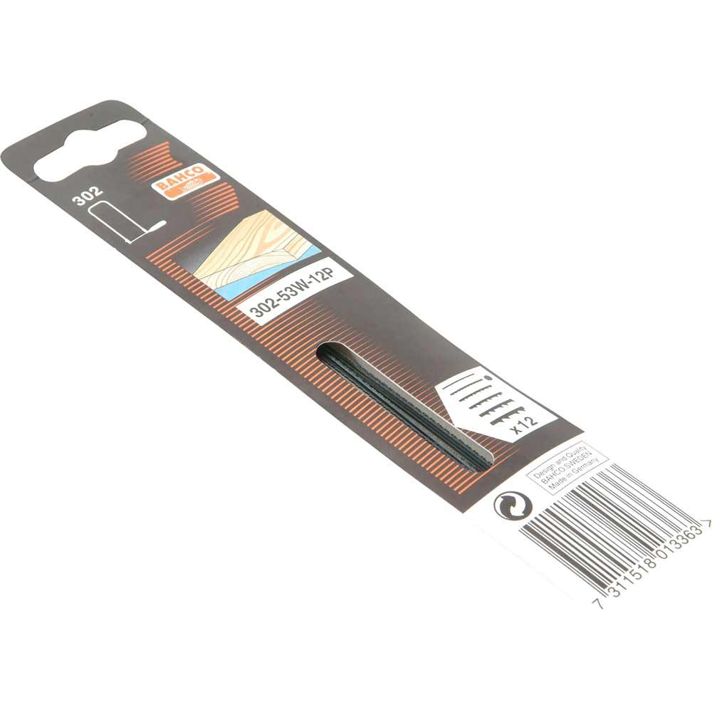 Bahco Wood Fretsaw Blades 130mm Fine Pack of 1