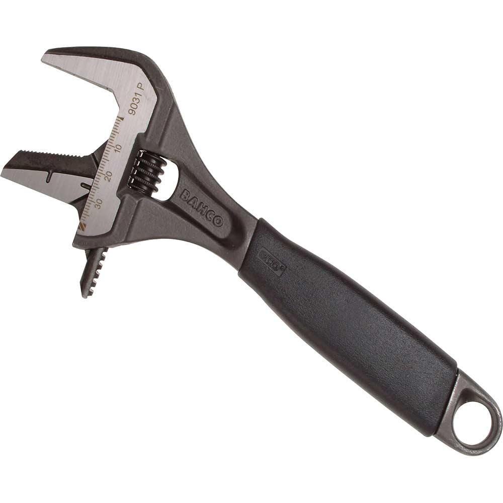Bahco 9031P Adjustable Spanner Reversible Wide Jaw 200mm