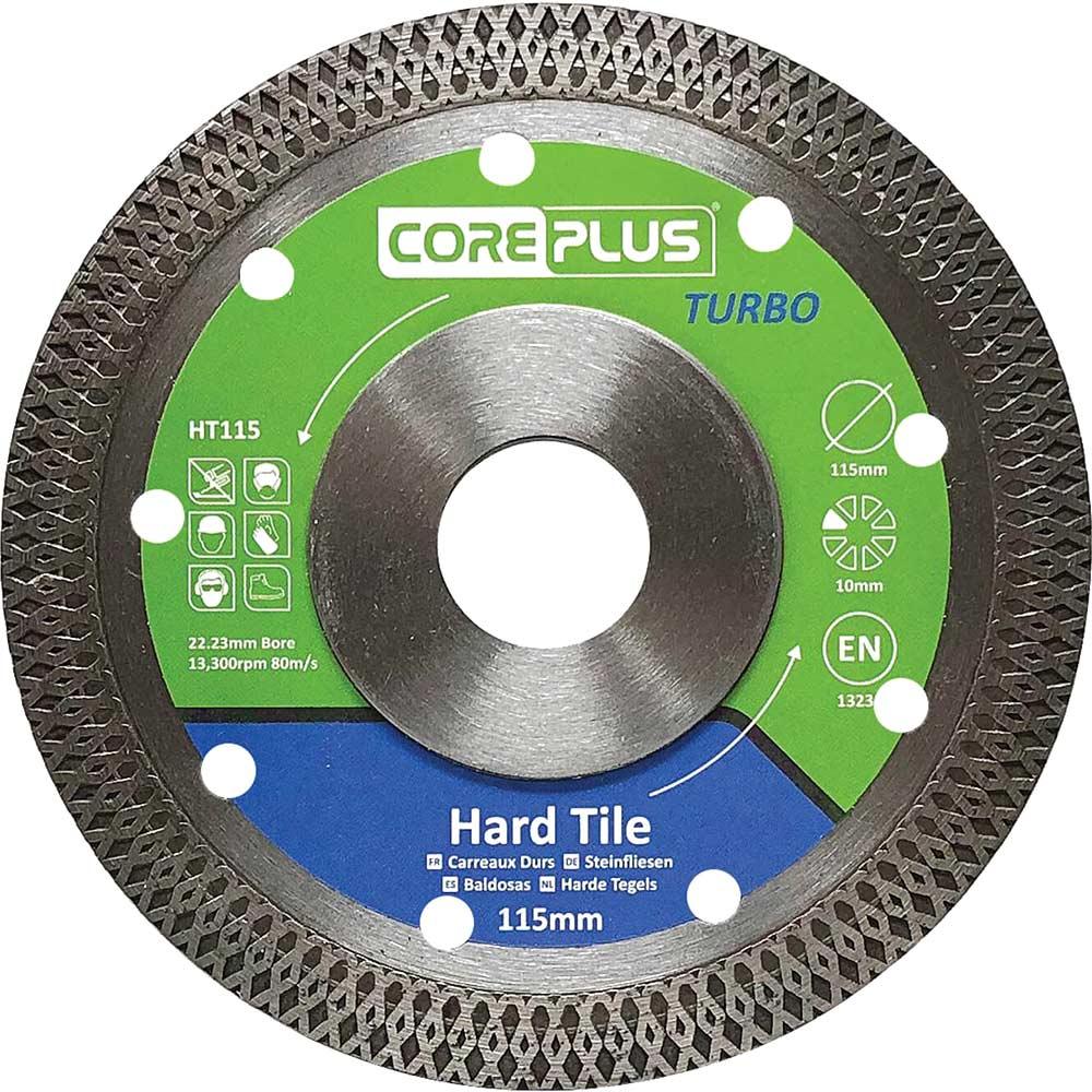 Coreplus Hard Tile Cutting Turbo Diamond Blade