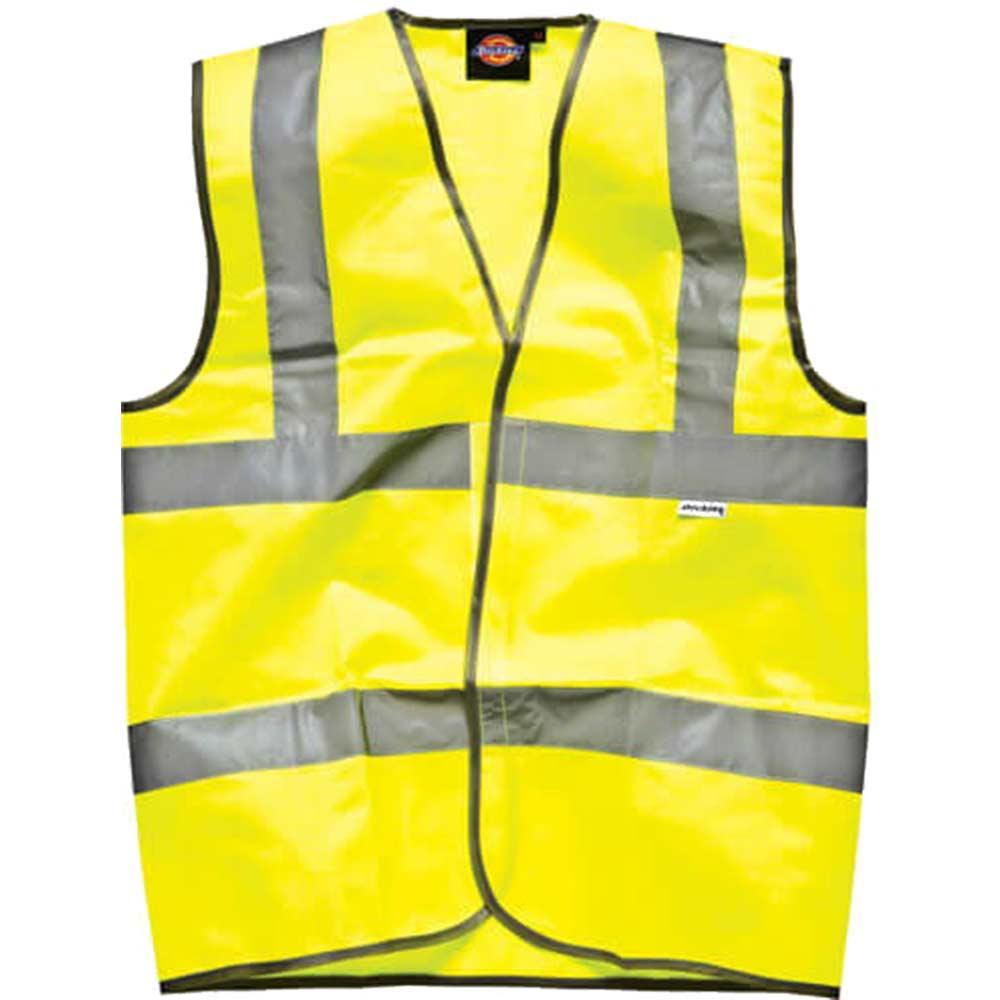 Dickies Hi Vis Safety Highway Waistcoat