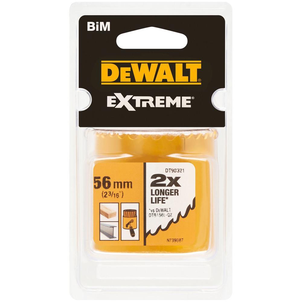 DeWalt Extreme Bi Metal Hole Saw 56mm