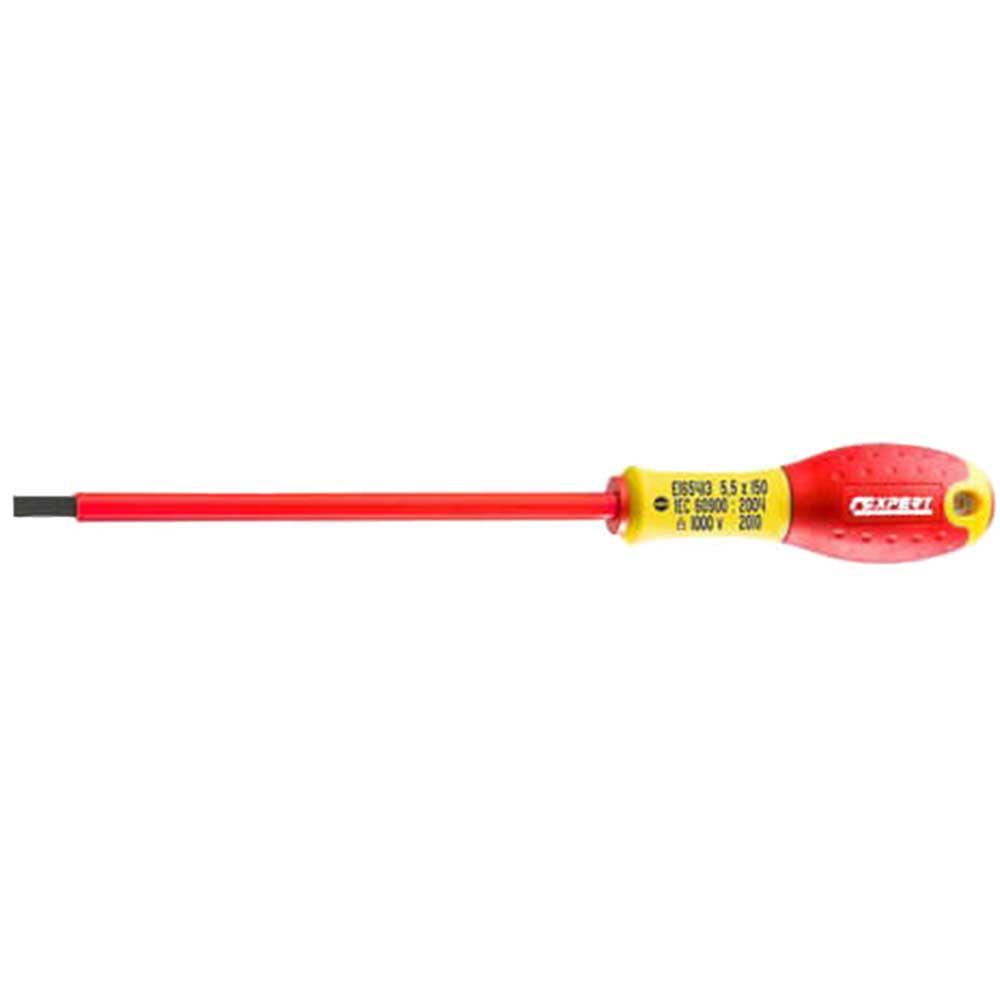 Expert by Facom VDE Insulated Parallel Slotted Screwdriver 6.5mm 150mm