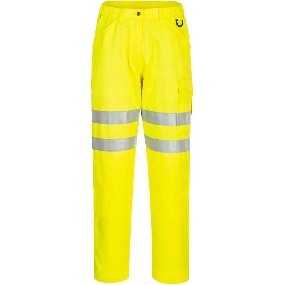 Portwest Eco Hi Vis Work Trousers Yellow 34" 31"