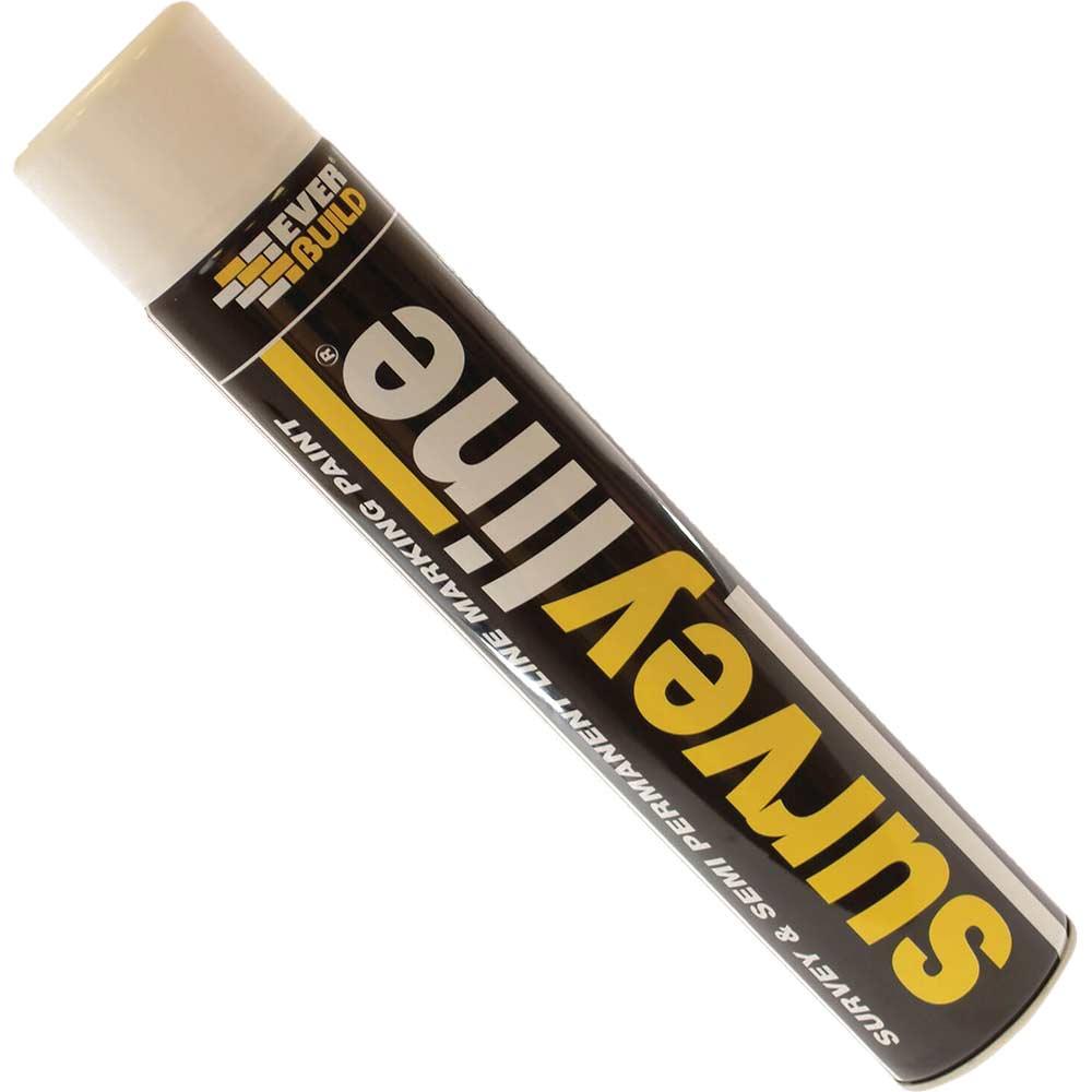 Everbuild Surveyline Marker Spray Yellow 700ml