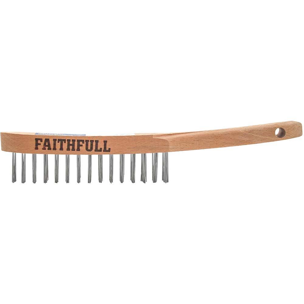 Faithfull Lightweight Hand Wire Scratch Brush