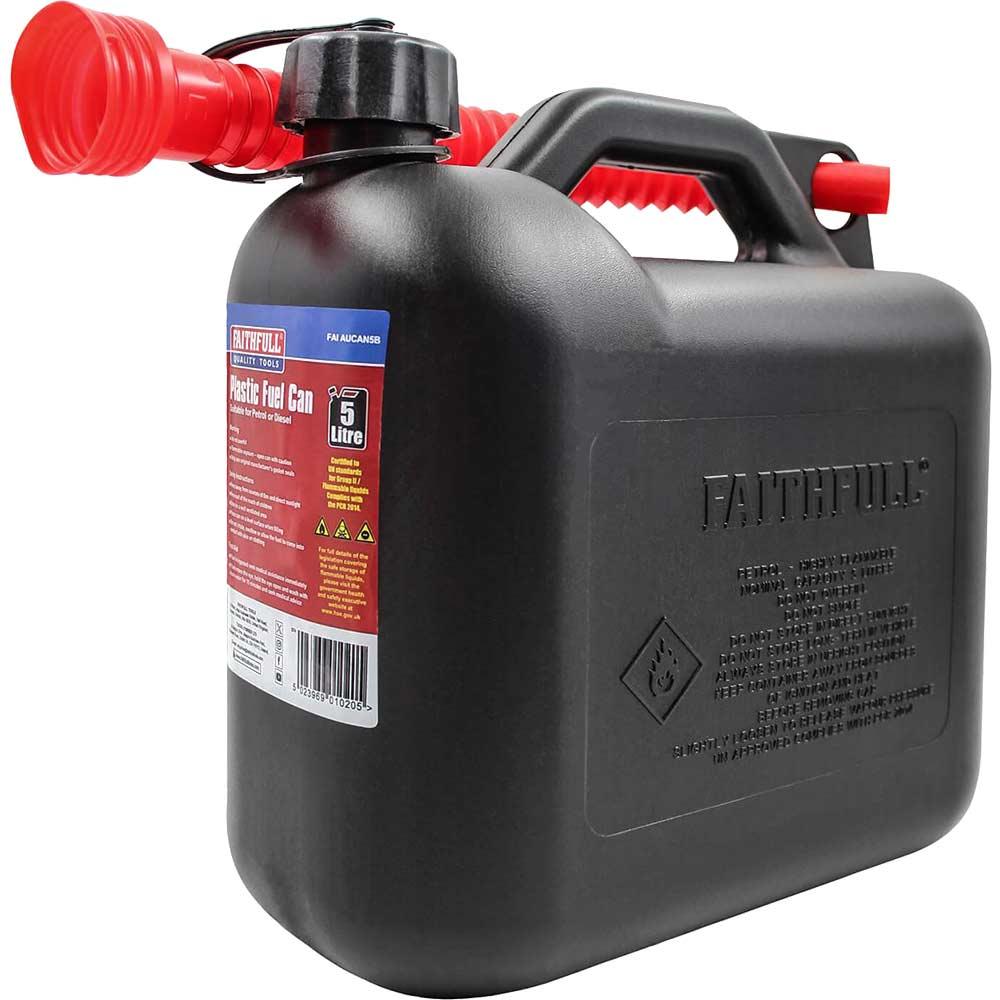 Faithfull Plastic Fuel Can