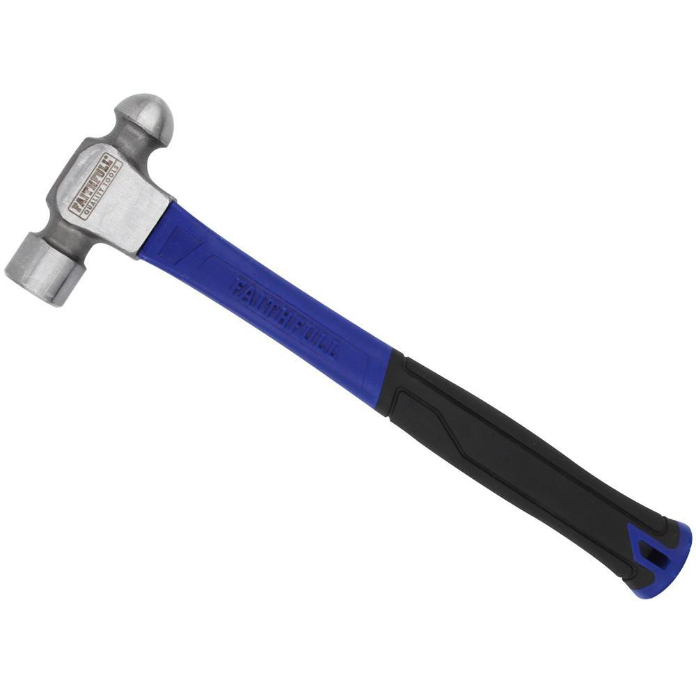 Faithfull Fibreglass Shaft Ball Pein Hammer 680g