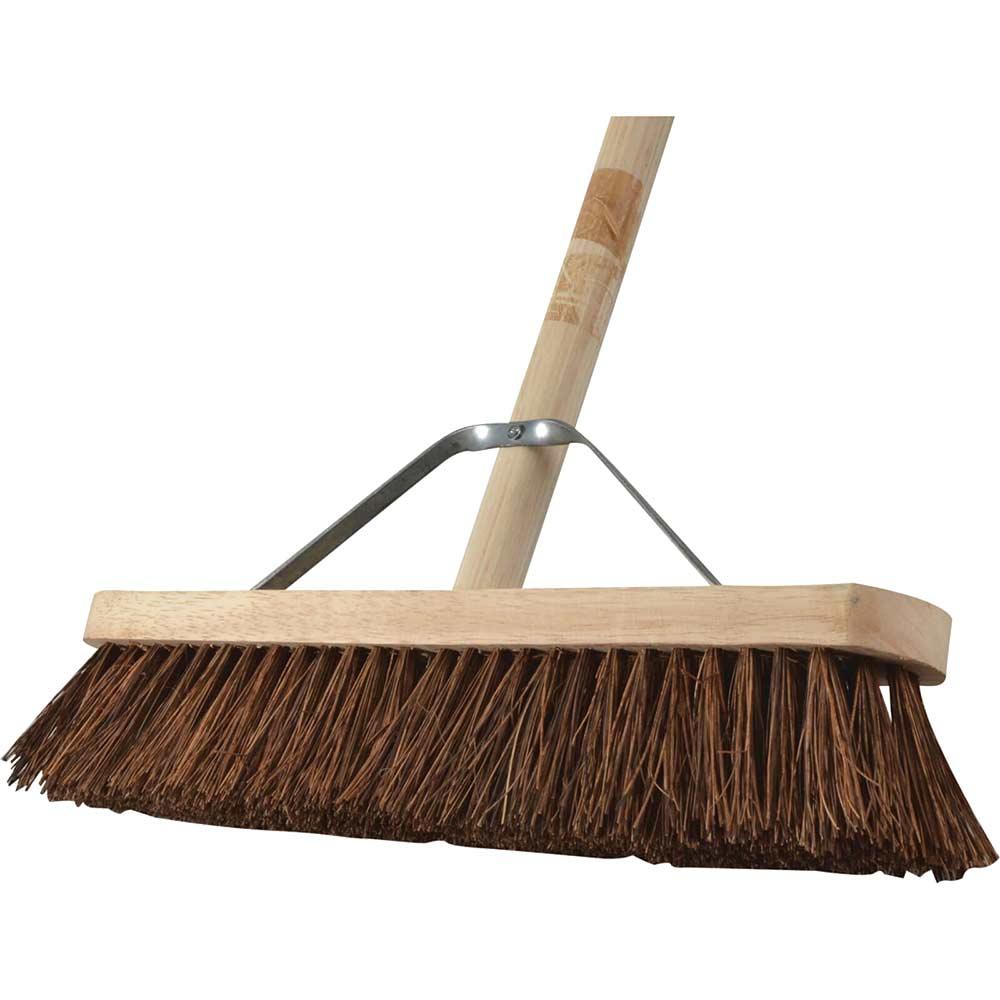 Faithfull Stiff Bassine Broom and Handle and Stay 18"