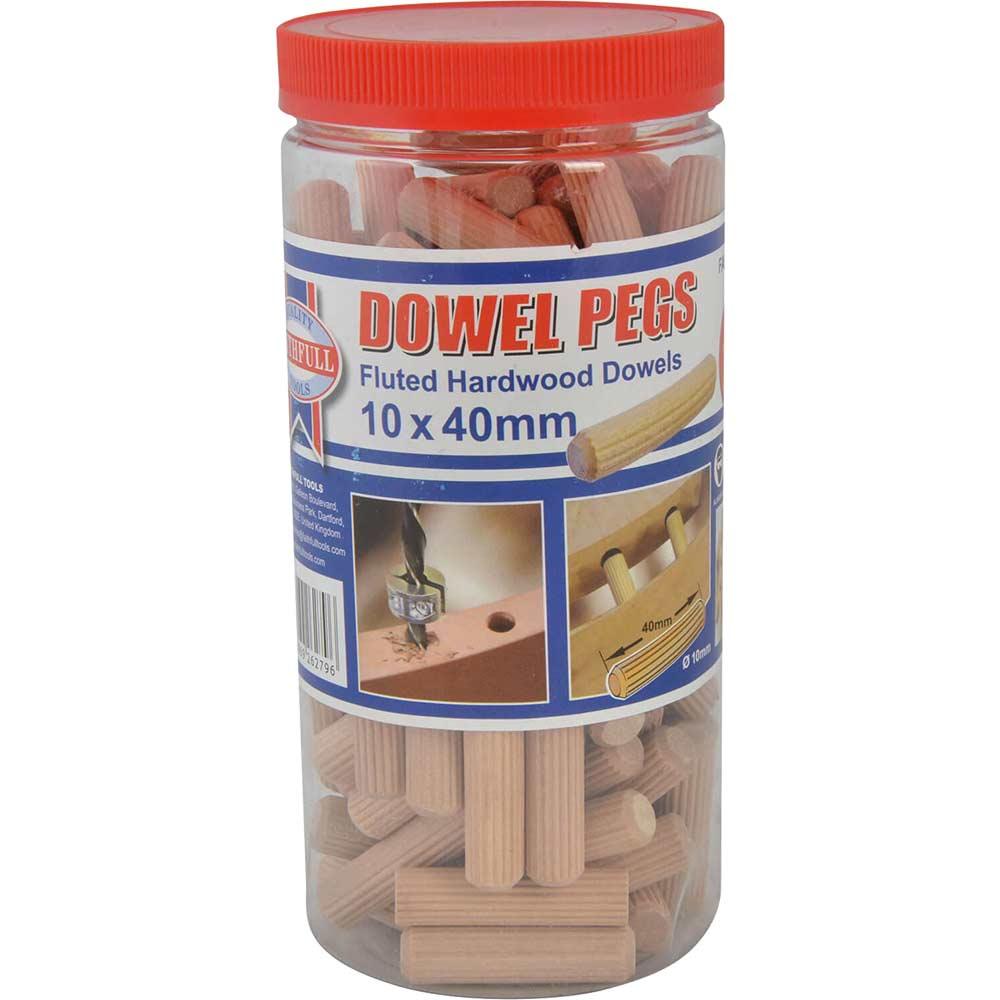 Faithfull Fluted Wood Dowels