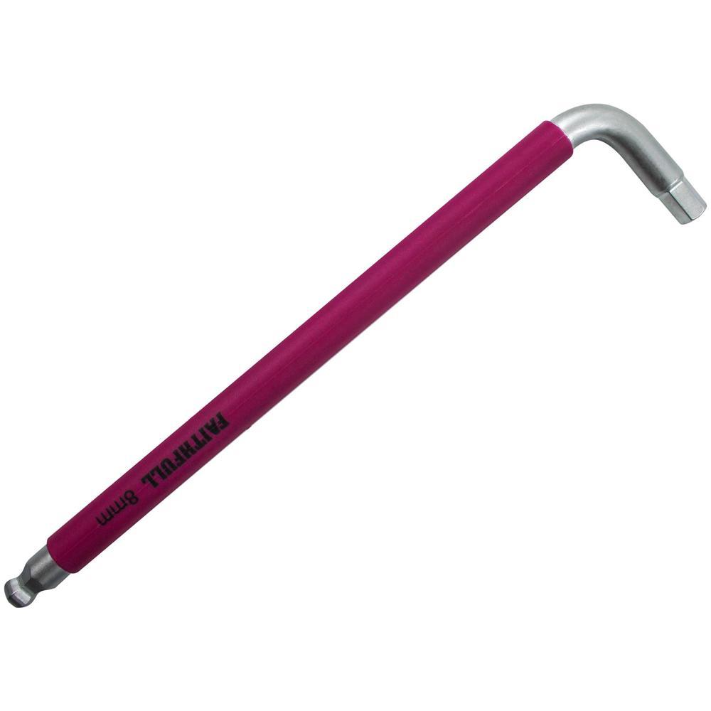 Faithfull Colour Coded Ball End Hexagon Allen Key 8mm