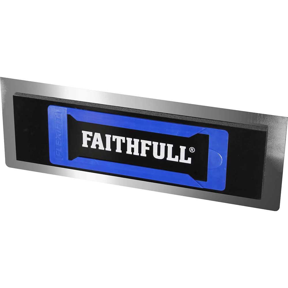 Faithfull Flexifit Foam Backed Stainless Steel Plastering Trowel Blade 14"