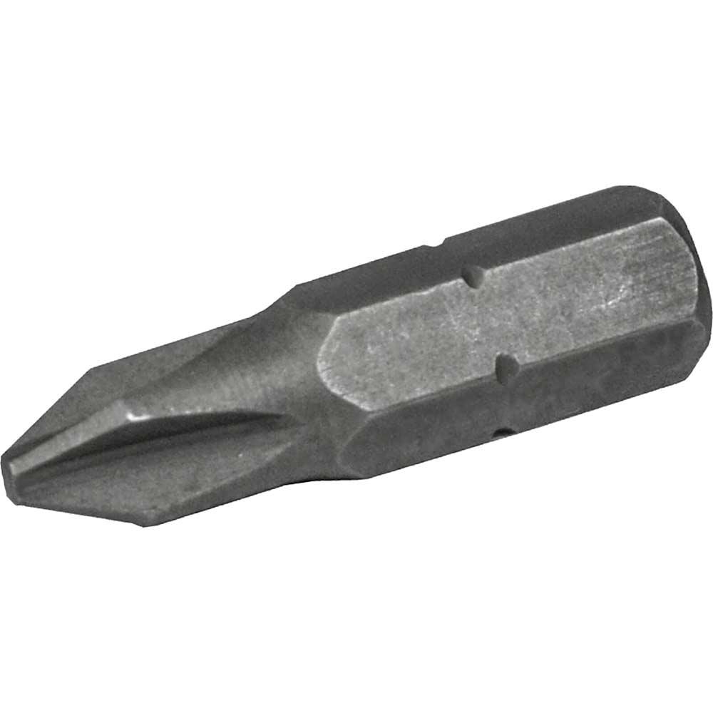 Faithfull Phillips S2 Grade Steel Screwdriver Bits PH1 25mm Pack of 3