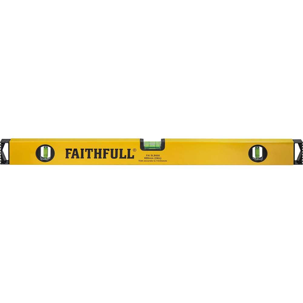 Faithfull 3 Vial Box Spirit Level 24" / 60cm