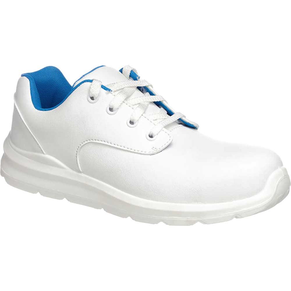 Portwest Compositelite Laced Safety Work Shoes White Size 8