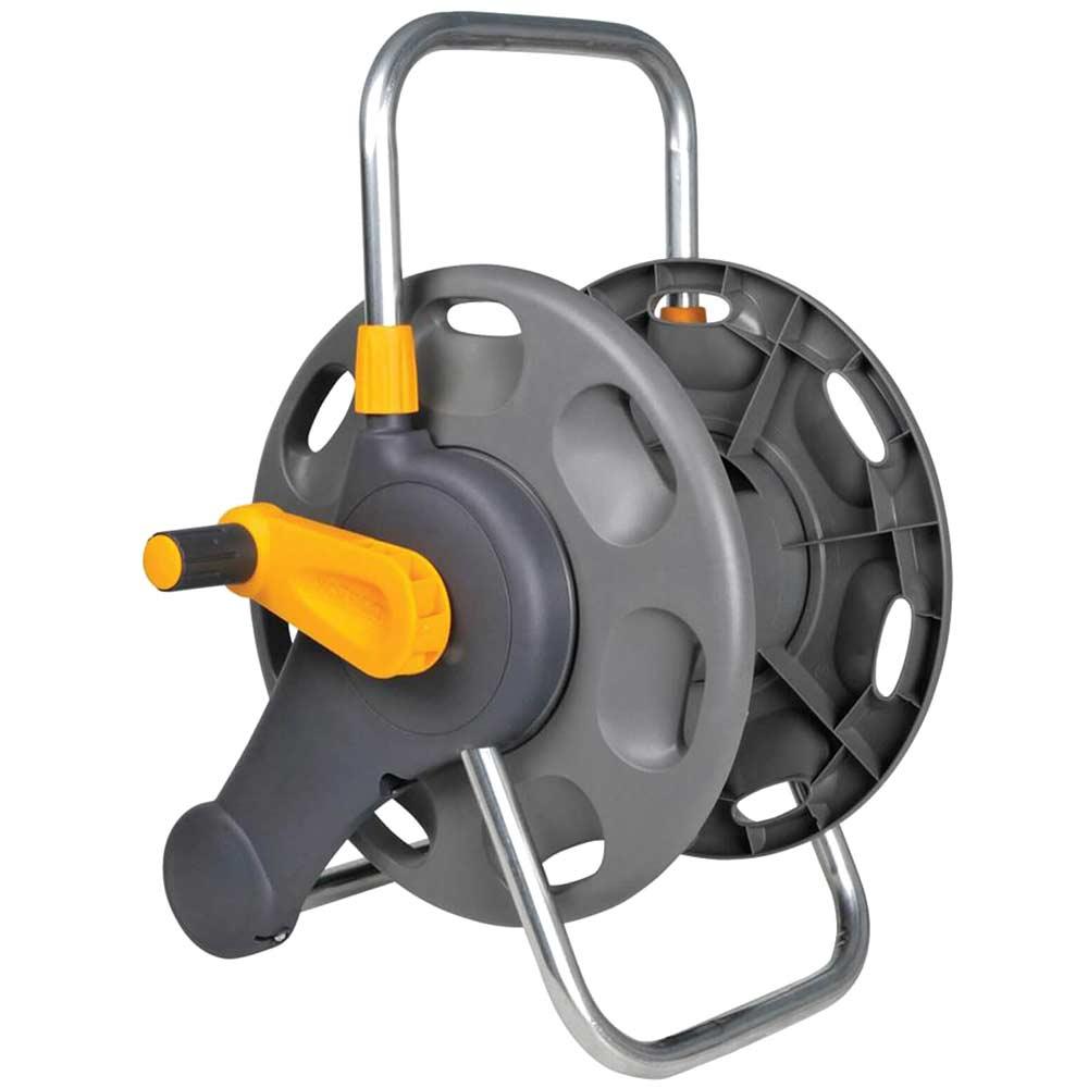 Hozelock Empty Floor and Wall Mounted Hose Reel 60m