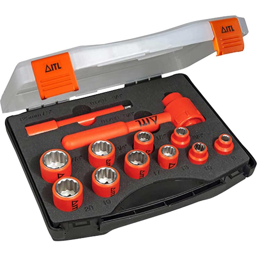 ITL 12 Piece 3/8" Drive Insulated Bi Hexagon Socket Set 3/8"