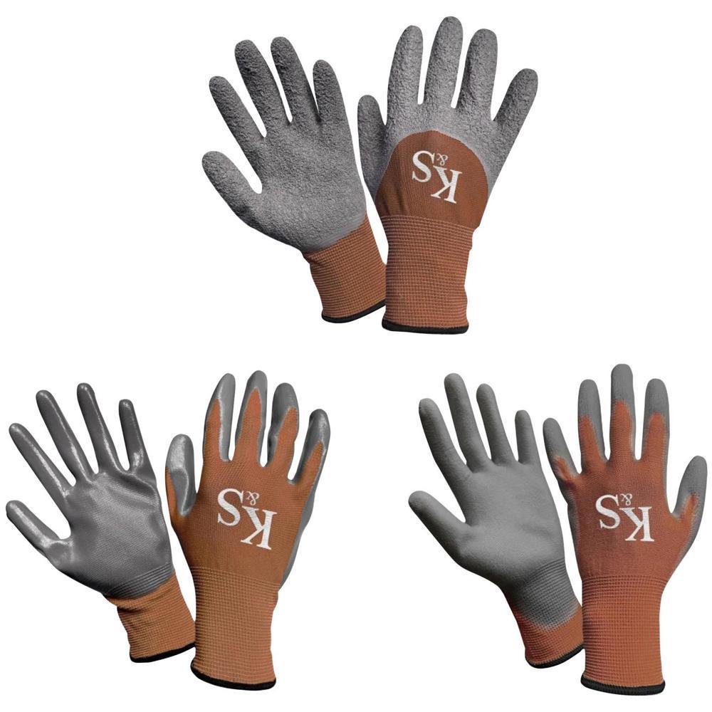 Kent and Stowe Multi Task Garden Gloves Triple Pack