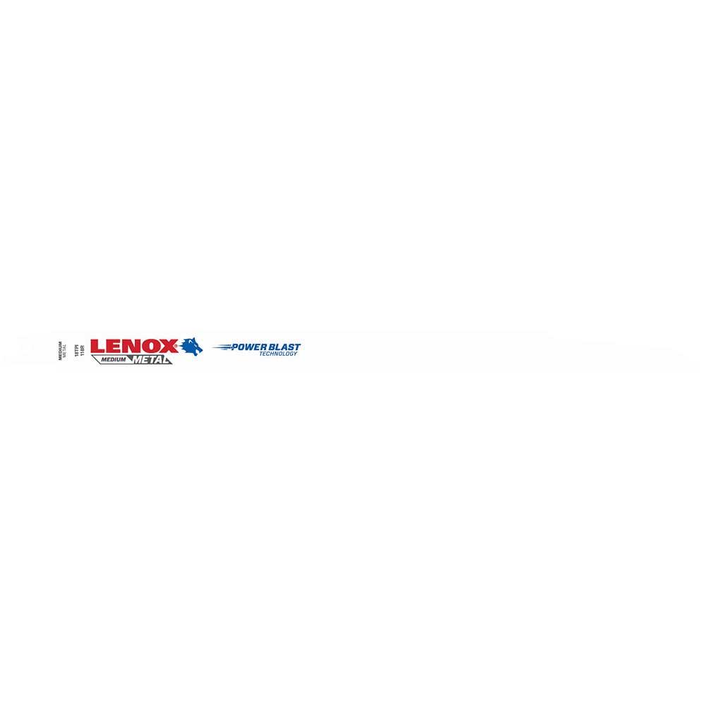 Lenox 18TPI Medium Metal Cutting Reciprocating Sabre Saw Blades 305mm Pack of 5