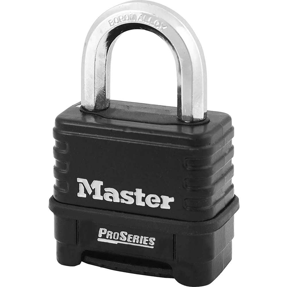 Masterlock Pro Series Die Cast Zinc Body Combination Padlock 57mm Standard