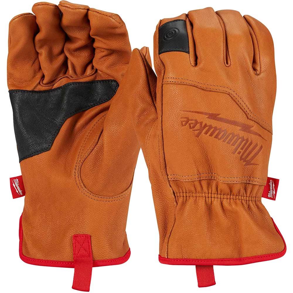 Milwaukee Leather Gloves Brown L
